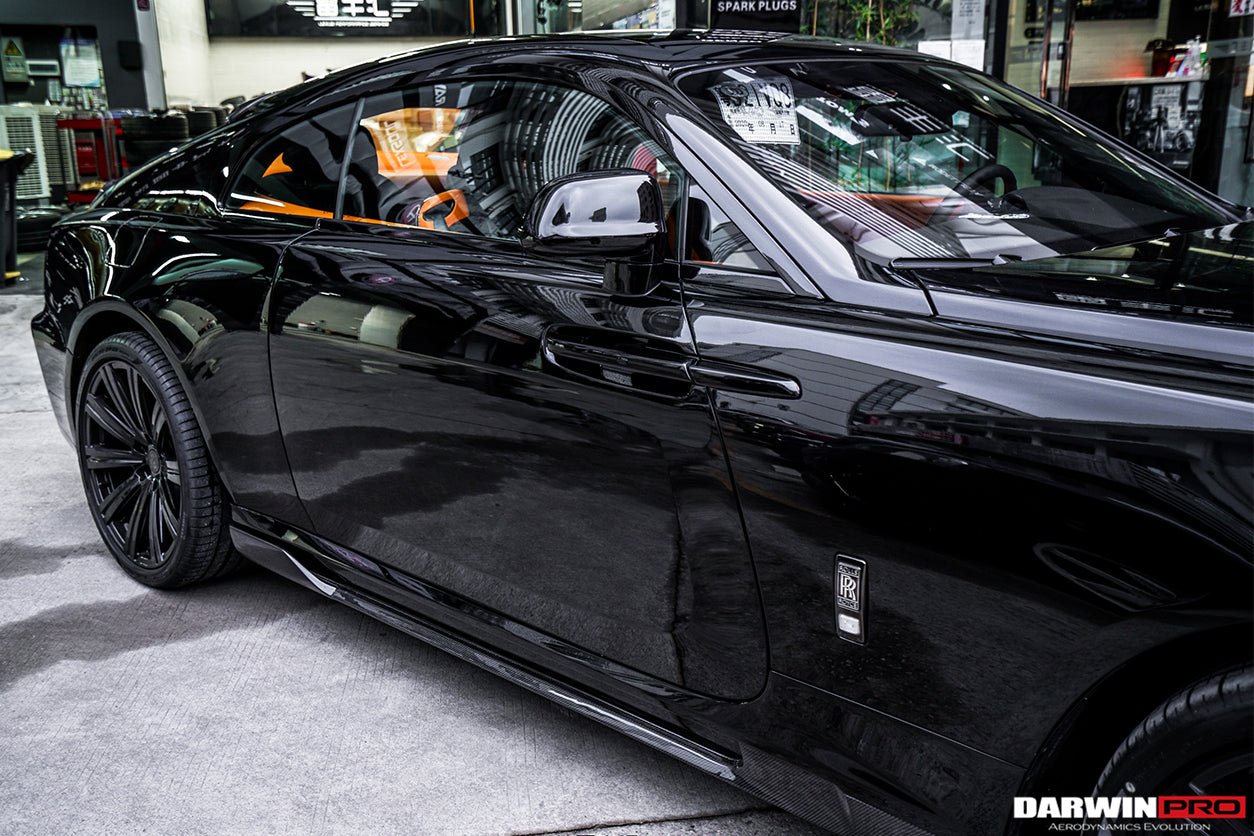 2016 - 2020 Rolls-Royce Wraith BKSS Style Carbon Fiber Side Skirts